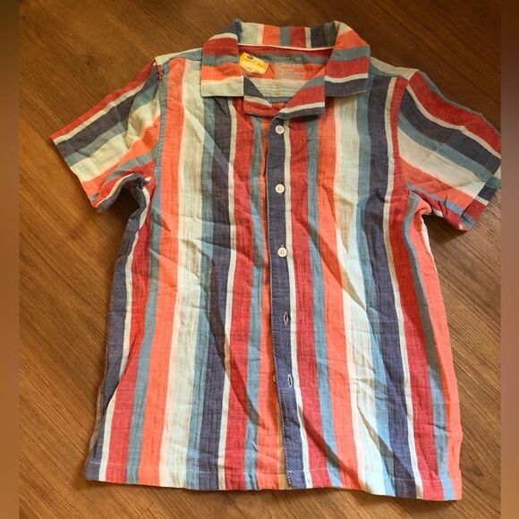 📳 Cat & Jack | Stripped Button Up - Picture 1 of 1